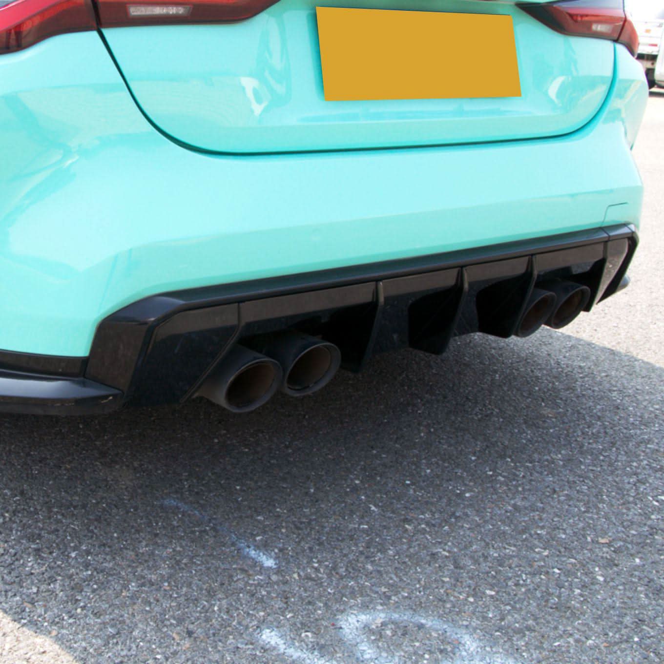 MP Style Gloss Black Rear Diffuser for BMW G80 M3 G82 G83 M4 21-Present - Carbon Factory
