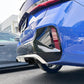 MP Style Gloss Black Rear Diffuser for BMW U11 X1 2023-Present - Carbon Factory