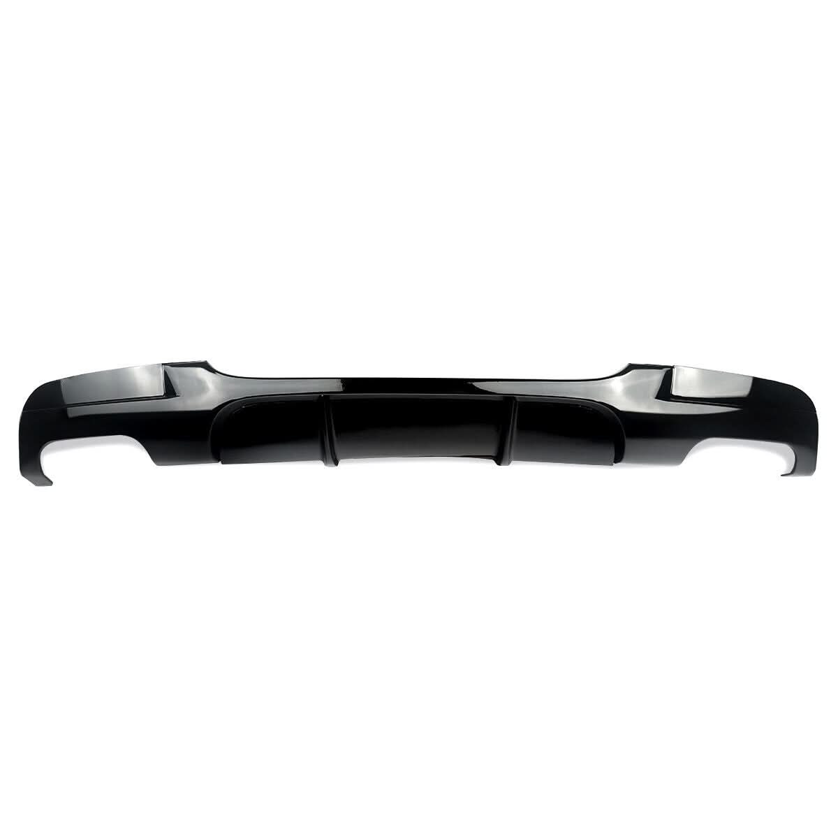MP Style Gloss Black Rear Diffuser Quad Exhaust for BMW E90 E91 3 Series 05-13 - Carbon Factory