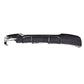 MP Style Gloss Black Rear Diffuser Twin Exhaust for BMW E90 E91 3 Series 05-13 - Carbon Factory