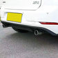 OEM Style Gloss Black Rear Diffuser for VW Golf MK7.5 GTI 17-20 - Carbon Factory
