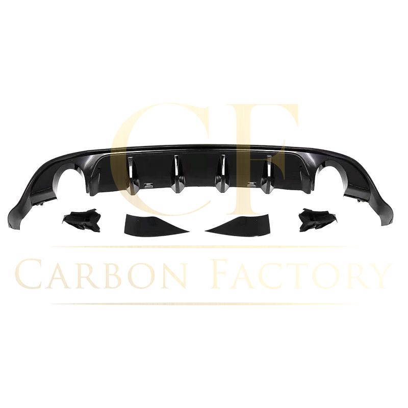 TCR Style Gloss Black Rear Diffuser for VW Golf MK7.5 GTI 17-20 - Carbon Factory