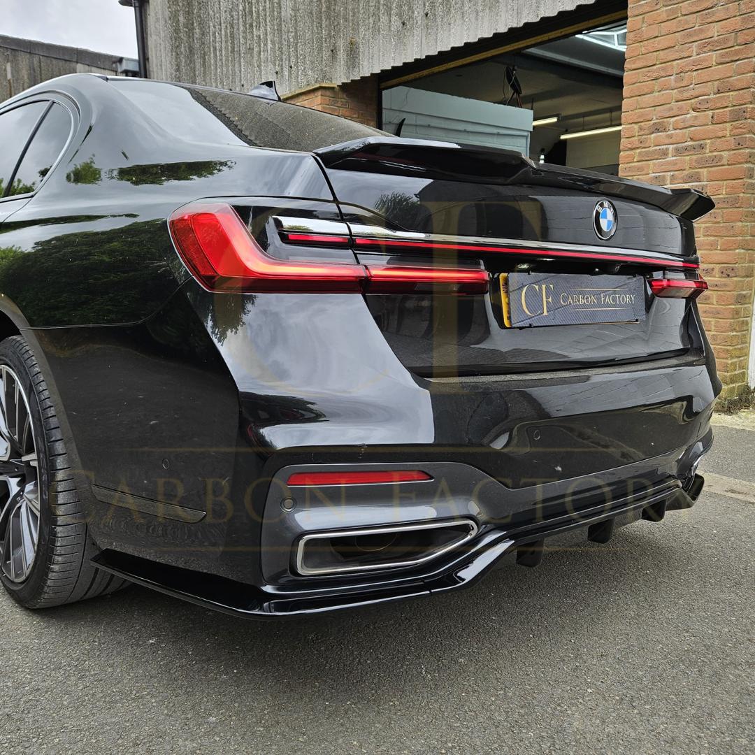 V Style Gloss Black Rear Diffuser for BMW G12 7 Series LCI 20-23 - Carbon Factory
