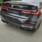 V Style Gloss Black Rear Diffuser for BMW G12 7 Series LCI 20-23 - Carbon Factory