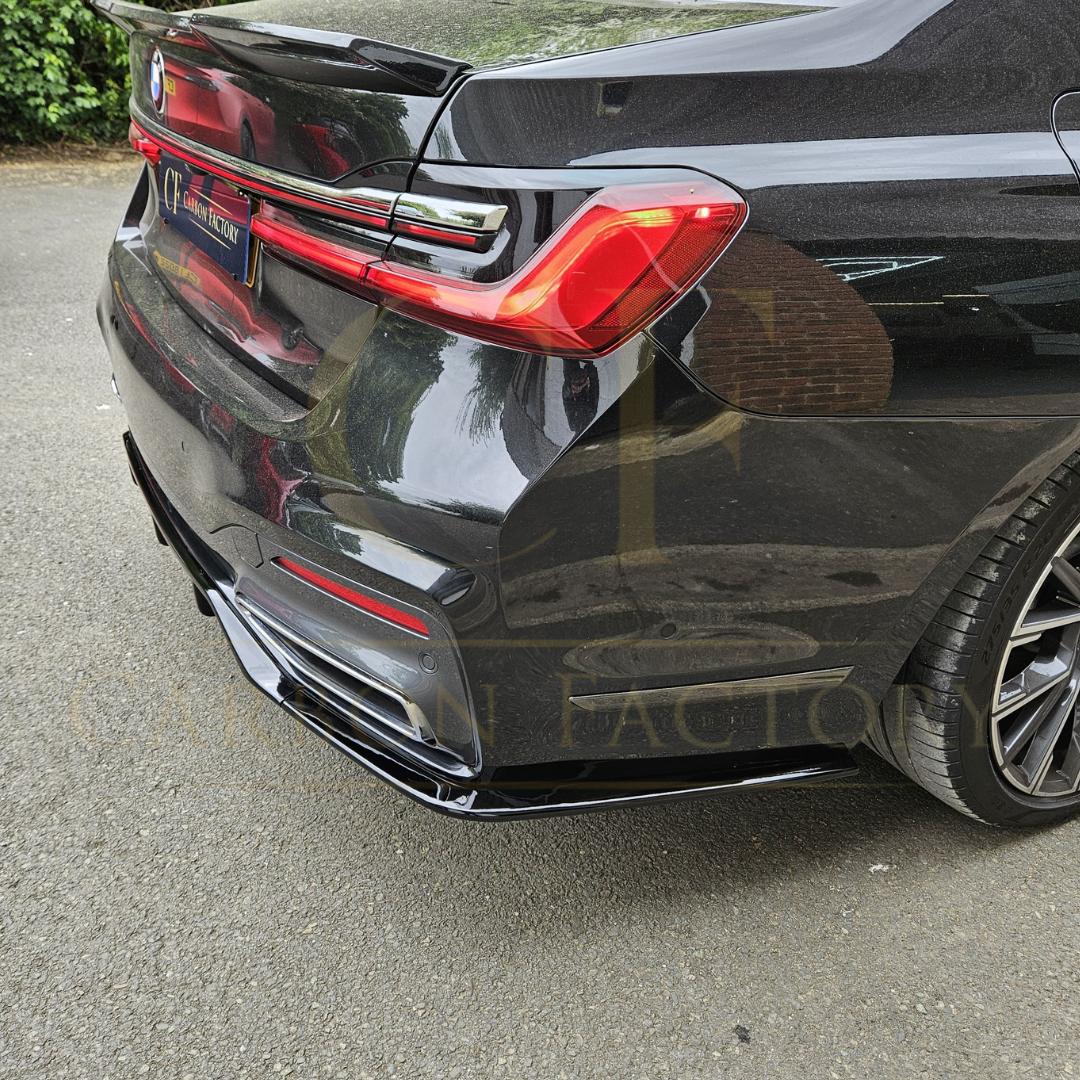 V Style Gloss Black Rear Diffuser for BMW G12 7 Series LCI 20-23 - Carbon Factory