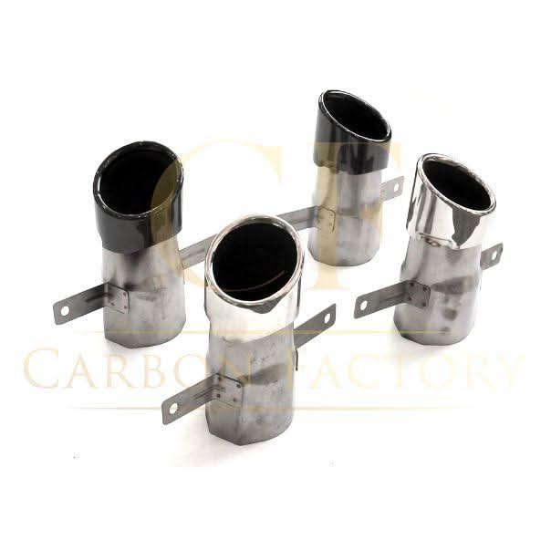 A35 Style Rear Diffuser & Twin Exhaust Tips for Mercedes Benz W177 A Class 18-24 - Carbon Factory