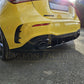 A35 Style Rear Diffuser & Twin Exhaust Tips for Mercedes Benz W177 A Class 18-24 - Carbon Factory