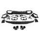 A45 Style Rear Diffuser & Exhaust Tips for Mercedes Benz W177 A Class 18-24 - Carbon Factory