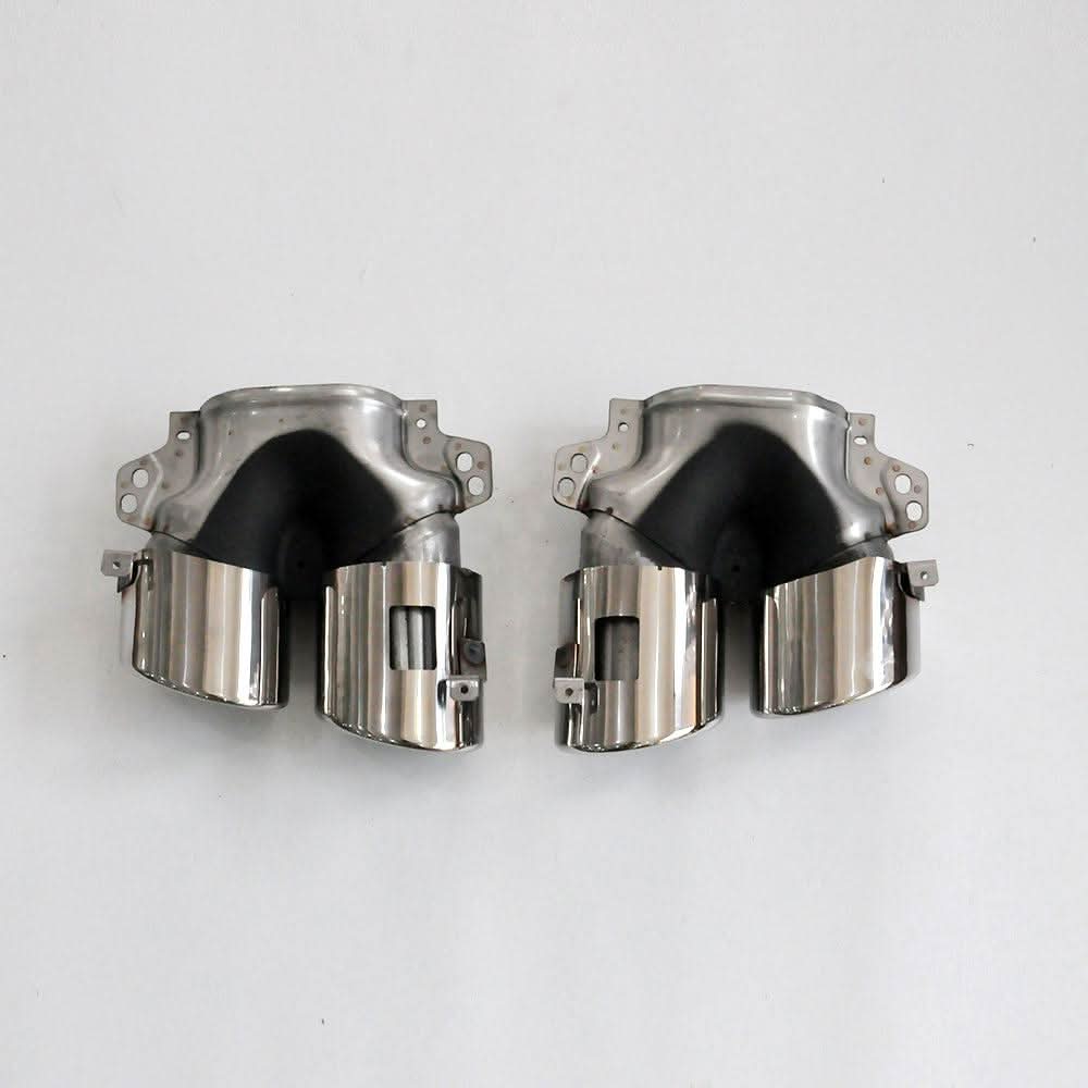 A45 Style Rear Diffuser & Exhaust Tips for Mercedes Benz W177 A Class 18-24 - Carbon Factory