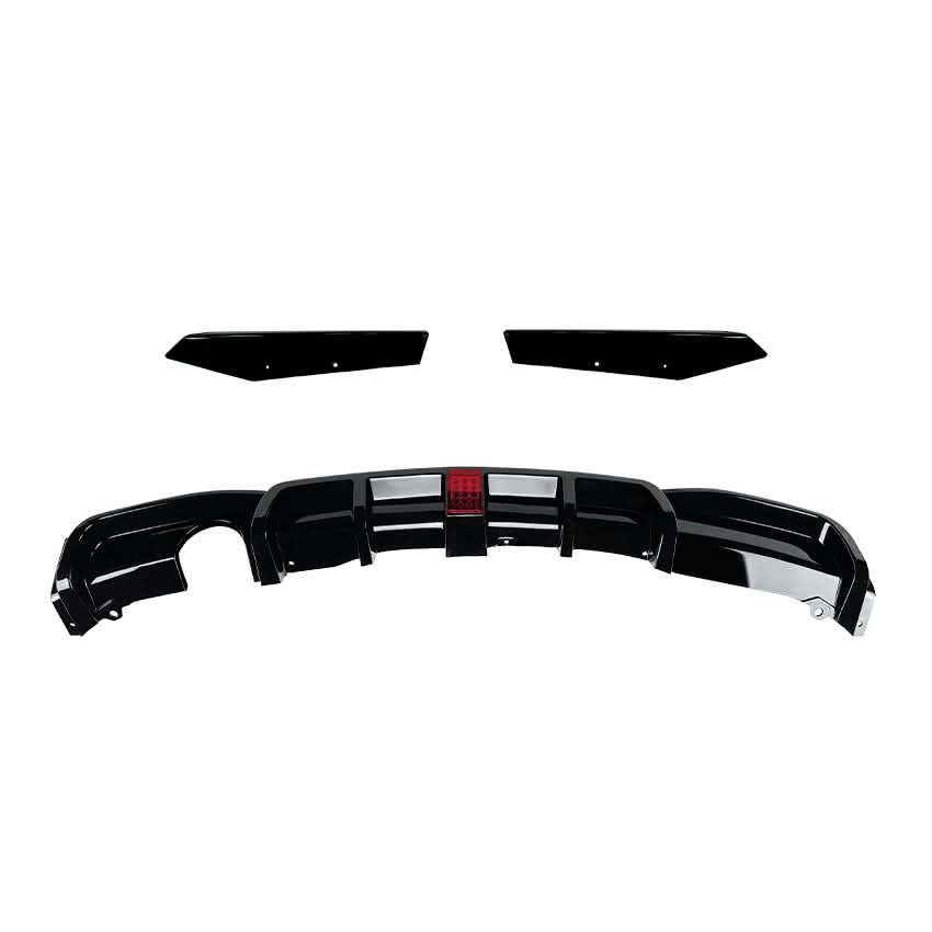 V Style Gloss Black Diffuser for BMW F30 F31 3 Series 12-19 - Carbon Factory