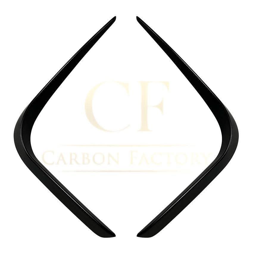 Gloss Black Front Canards for BMW G05 X5 19-25 - Carbon Factory