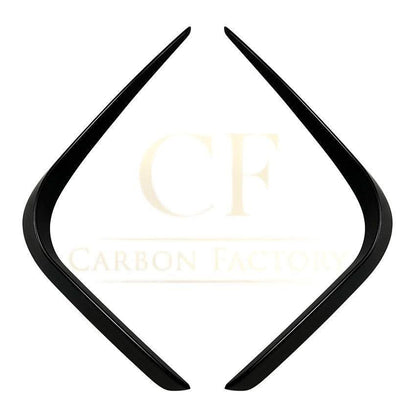 Gloss Black Front Canards for BMW G05 X5 19-25 - Carbon Factory