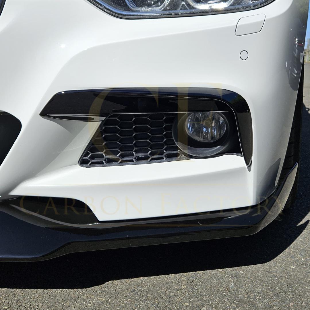 Gloss Black Fog Light Trims for BMW F30 F31 3 Series M Sport 12-19 - Carbon Factory