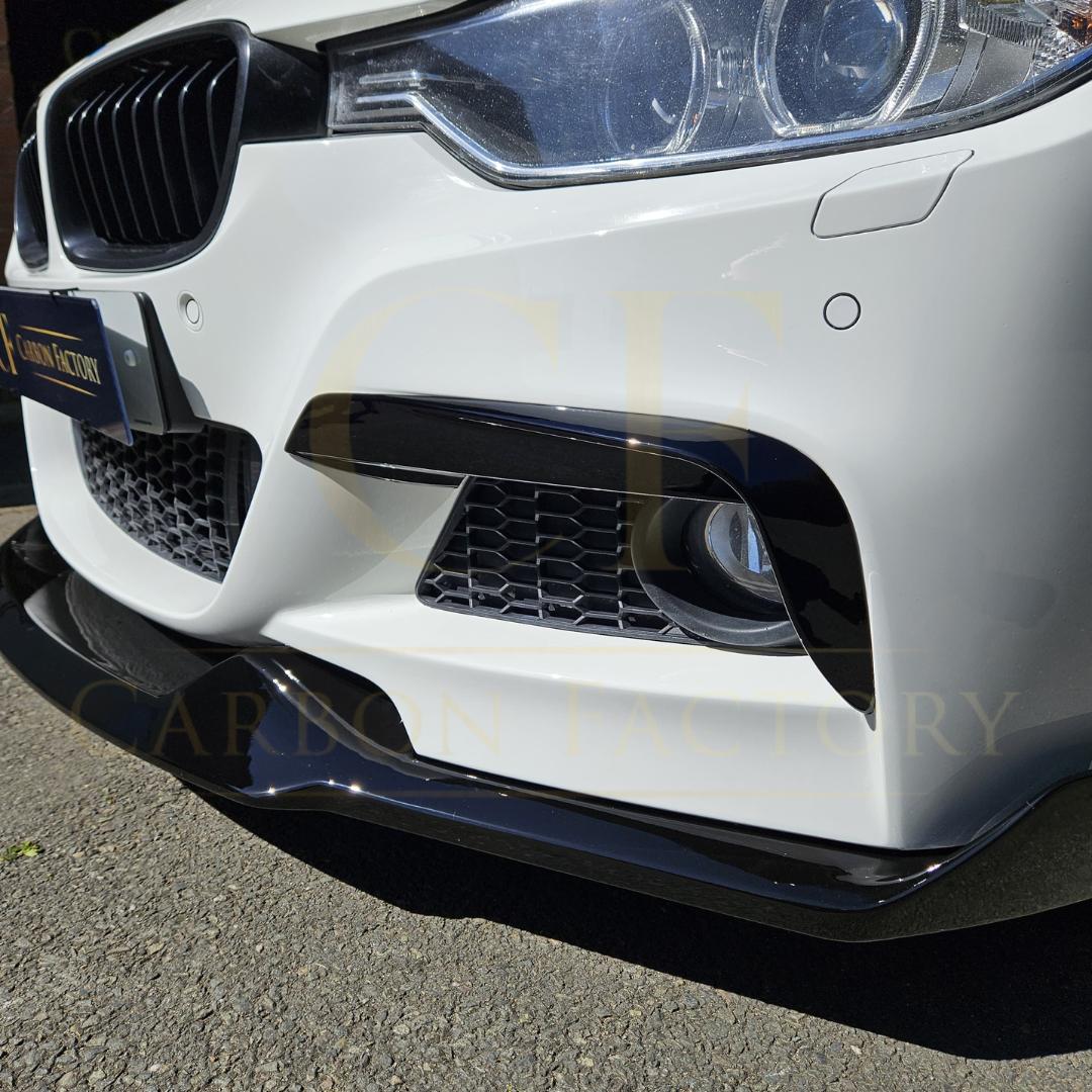 Gloss Black Fog Light Trims for BMW F30 F31 3 Series M Sport 12-19 - Carbon Factory