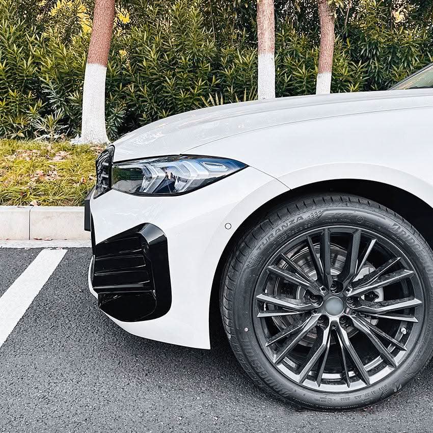Gloss Black Front Bumper Inserts for BMW 3 Series G20 G21 LCI 23-25 - Carbon Factory