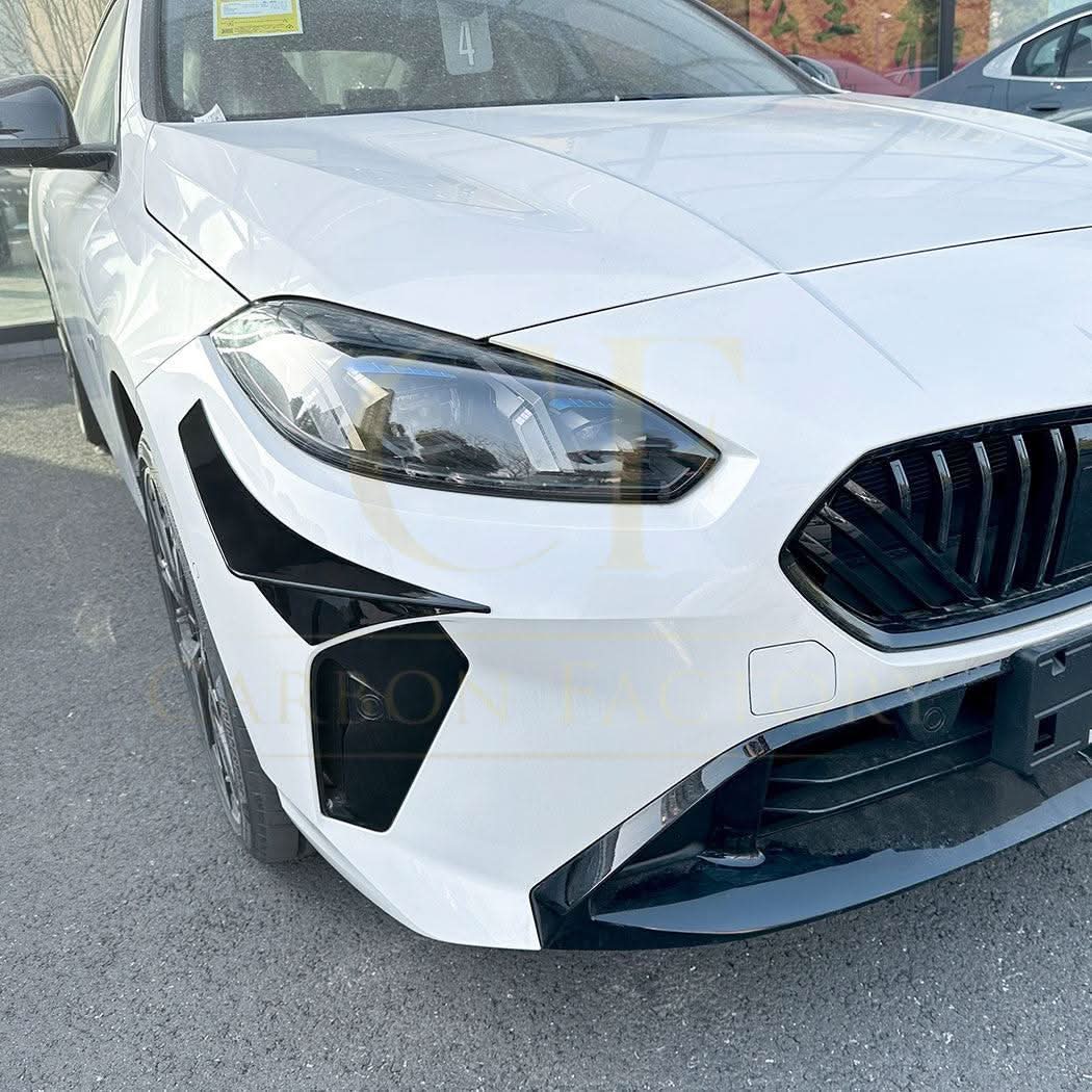 Gloss Black Front Bumper Trims for BMW F74 2 Series Gran Coupe 25-Present - Carbon Factory