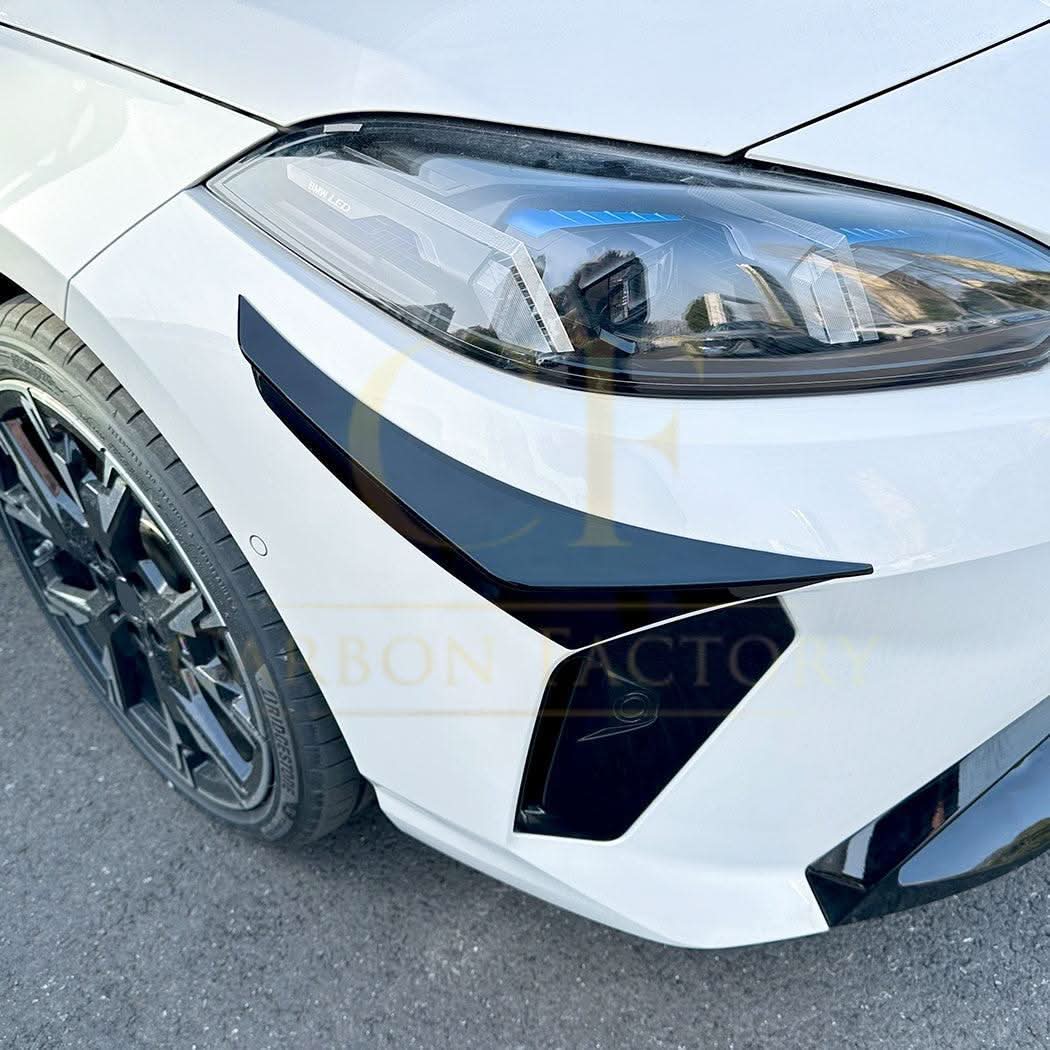 Gloss Black Front Canards A for BMW F70 1 Series 25-Present - Carbon Factory