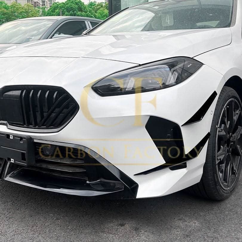 Gloss Black Front Canards B for BMW F70 1 Series 25-Present - Carbon Factory