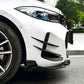 Gloss Black Front Canards for BMW 3 Series G20 LCI 23-Present - Carbon Factory