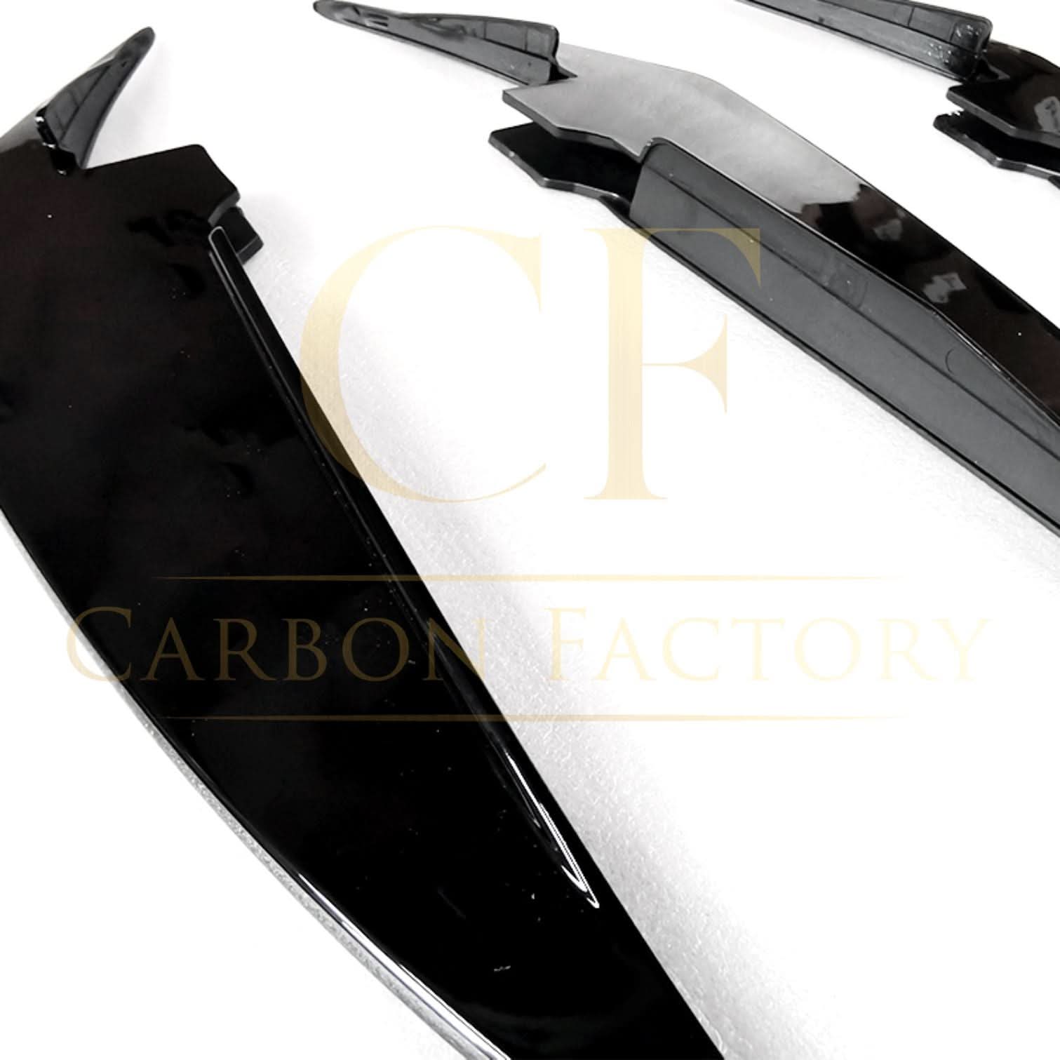 Gloss Black Front Canards for BMW 3 Series G20 LCI 23-Present - Carbon Factory