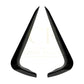 Gloss Black Front Canards for BMW E90 3 Series LCI 09-13 - Carbon Factory