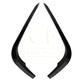 Gloss Black Front Canards for BMW E90 3 Series Pre-LCI 05-08 - Carbon Factory