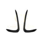 Gloss Black Front Canards for BMW F16 X6 14-18 - Carbon Factory