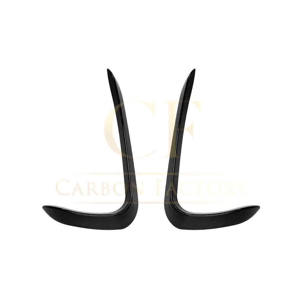 Gloss Black Front Canards for BMW F16 X6 14-18 - Carbon Factory