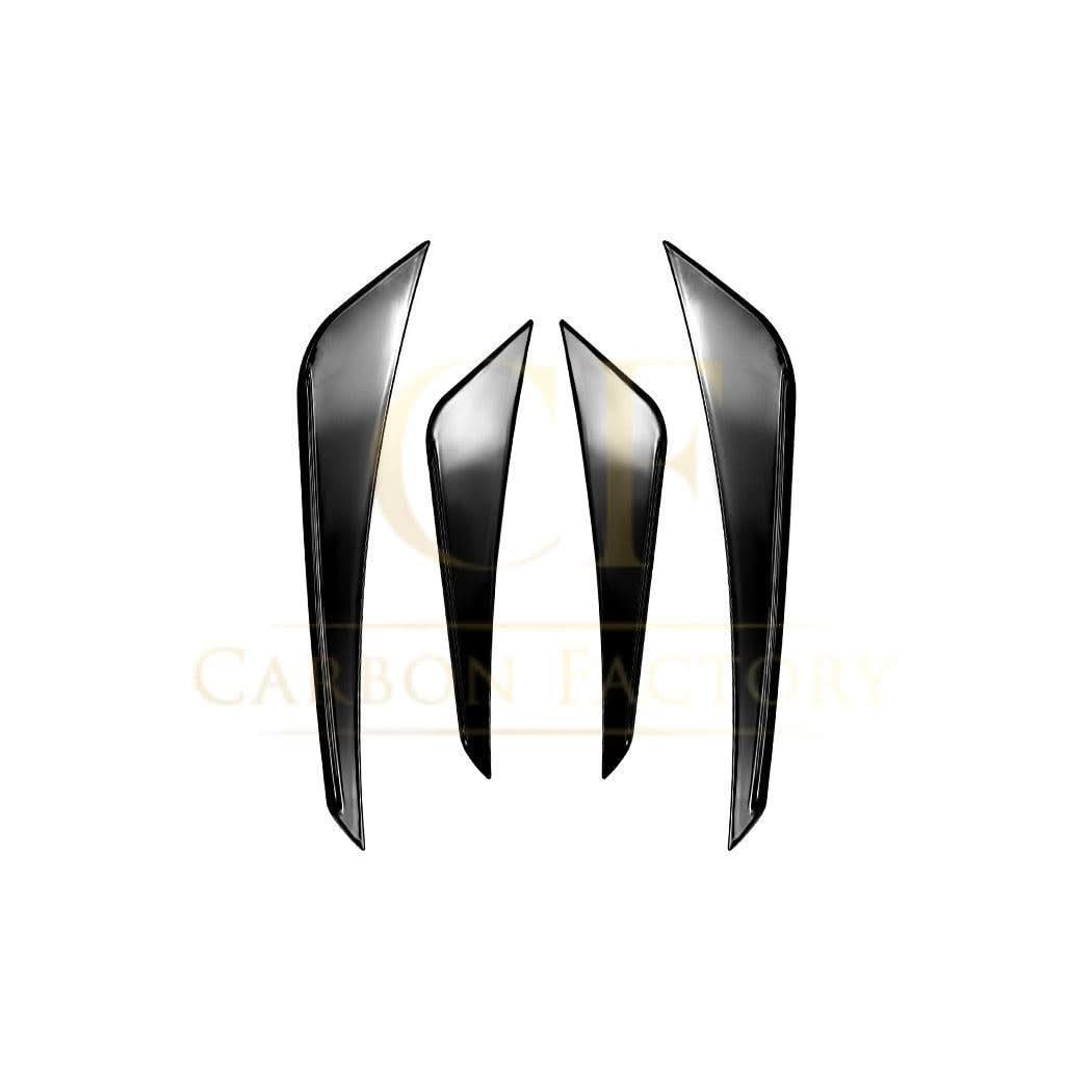 Gloss Black Front Canards for BMW F20 F21 1 Series LCI 15-19 - Carbon Factory