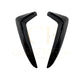 Gloss Black Front Canards for BMW F25 X3 F26 X4 LCI 14-17 - Carbon Factory