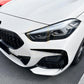 Gloss Black Front Canards for BMW F44 2 Series 4 Door 20-Present - Carbon Factory