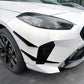 Gloss Black Front Canards for BMW F74 2 Series Gran Coupe 25-Present - Carbon Factory