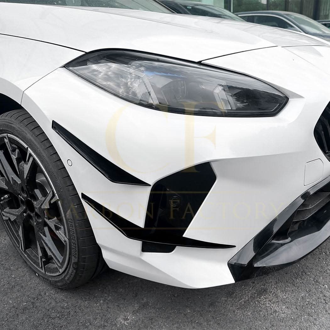 Gloss Black Front Canards for BMW F74 2 Series Gran Coupe 25-Present - Carbon Factory