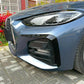 Gloss Black Front Canards for BMW G22 G23 4 Series 20-Present - Carbon Factory