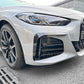 Gloss Black Front Canards for BMW G26 4 Series 20-Present - Carbon Factory