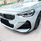 Gloss Black Front Canards for BMW G42 2 Series Coupe 21-Present - Carbon Factory