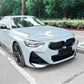 Gloss Black Front Canards for BMW G42 2 Series Coupe 21-Present - Carbon Factory