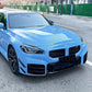 Gloss Black Front Canards for BMW G87 M2 23-Present - Carbon Factory