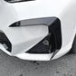 Gloss Black Front Canards for BMW U11 X1 2022-Present - Carbon Factory