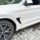 Gloss Black Front Fender Trims for BMW G01 X3 G02 X4 18-24 - Carbon Factory