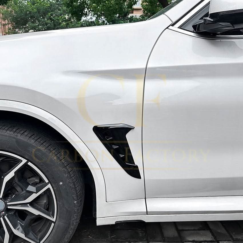 Gloss Black Front Fender Trims for BMW G01 X3 G02 X4 18-24 - Carbon Factory