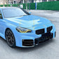 Gloss Black Front Side Grilles for BMW G87 M2 23-Present - Carbon Factory