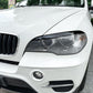 Gloss Black Headlight Trims for BMW E70 X5 08-14 - Carbon Factory