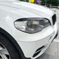 Gloss Black Headlight Trims for BMW E70 X5 08-14 - Carbon Factory