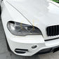 Gloss Black Headlight Trims for BMW E70 X5 08-14 - Carbon Factory