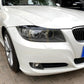 Gloss Black Headlight Trims for BMW E90 E91 3 Series 05-13 - Carbon Factory