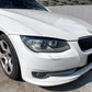 Gloss Black Headlight Trims for BMW E92 E93 3 Series LCI 09-13 - Carbon Factory
