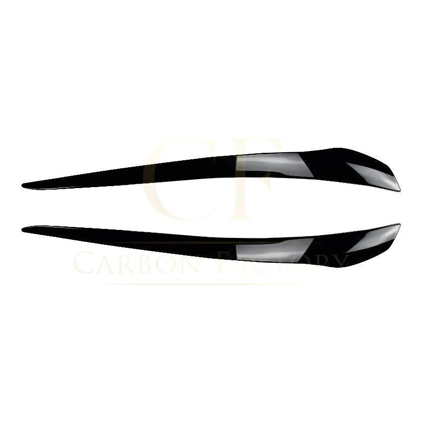 Gloss Black Headlight Trims for BMW E92 E93 3 Series LCI 09-13 - Carbon Factory
