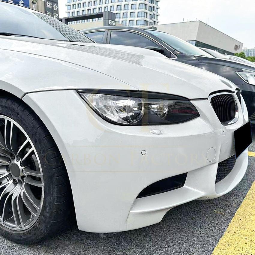 Gloss Black Headlight Trims for BMW E92 E93 Pre LCI 3 Series 05-08 & E90 M3 05-12 - Carbon Factory