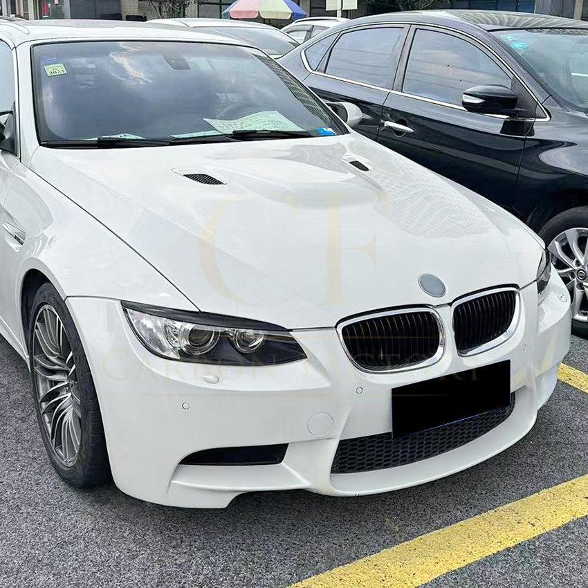 Gloss Black Headlight Trims for BMW E92 E93 Pre LCI 3 Series 05-08 & E90 M3 05-12 - Carbon Factory